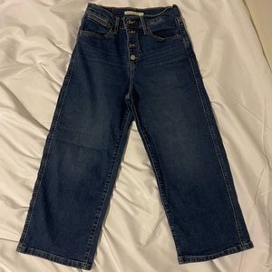 Levi’s women’s size 27 straight wide leg jeans